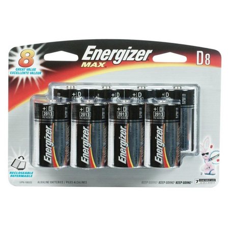 ENERGIZER E95BP-8H D Alkaline Batteries EN11109
